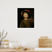 Young Boy in Fancy Dress, c.1660 (olie op canvas) Poster (Keuken)