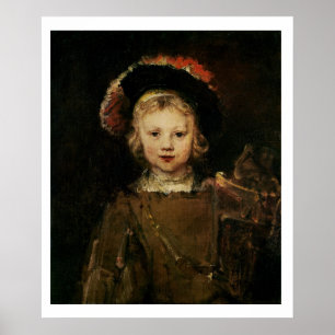 Young Boy in Fancy Dress, c.1660 (olie op canvas) Poster