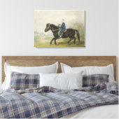 Young Boy Riding a Pony (door Penry Williams) Canvas Afdruk (Insitu (Slaapkamer))