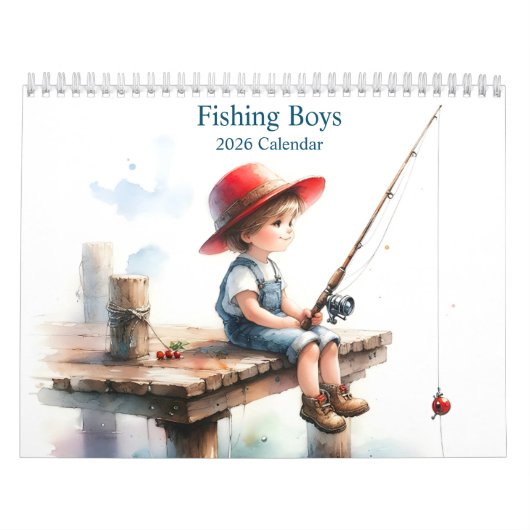 Young Boys Vist 12 maanden 2026 Wall Kalender (Hoes)