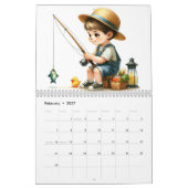 Young Boys Vist 12 maanden 2026 Wall Kalender (Feb 2027)