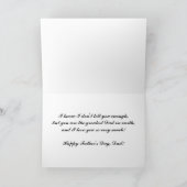 Young Buck Father's Day Card Kaart (Binnen)