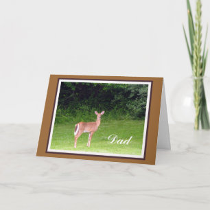 Young Buck Father's Day Card Kaart