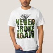 Young Buck heeft nooit meer gebroken T-shirt (Voorkant)