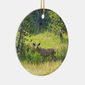 Young Buck in Yosemite, CA Keramisch Ornament (Rechts)