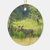 Young Buck in Yosemite, CA Keramisch Ornament (Links)