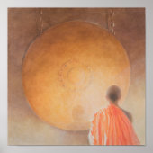 Young Buddhist Monk en Gong Bhutan 2010 Poster (Voorkant)
