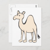 Young Camel Cartoon Briefkaart (Voorkant / Achterkant)