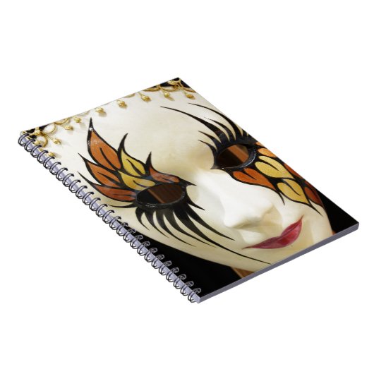 Young Ceramic Carnival Mask Notitieboek (Rechterzijde)