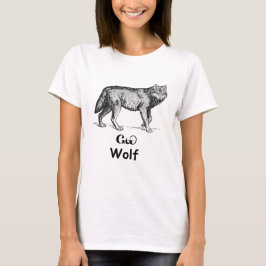 Young Cherokee Wolf T-shirt