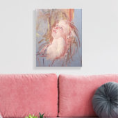 Young Child in zijn moederarmen Canvas Afdruk (Insitu (Woonkamer))