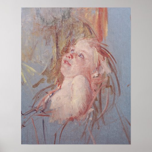 Young Child in zijn moederarmen Poster (Voorkant)