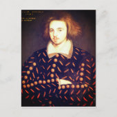 Young Christopher Marlowe Briefkaart (Voorkant)