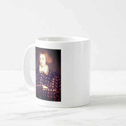 Young Christopher Marlowe Coffee Mok (Voorkant links)