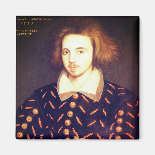 Young Christopher Marlowe Magneet (Voorkant)