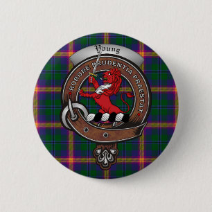 Young Clan Badge Buttonnen Ronde Button 5,7 Cm