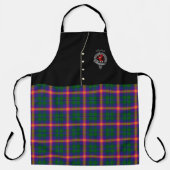 Young Clan Badge & Tartan Kilt Schort (Voorkant)