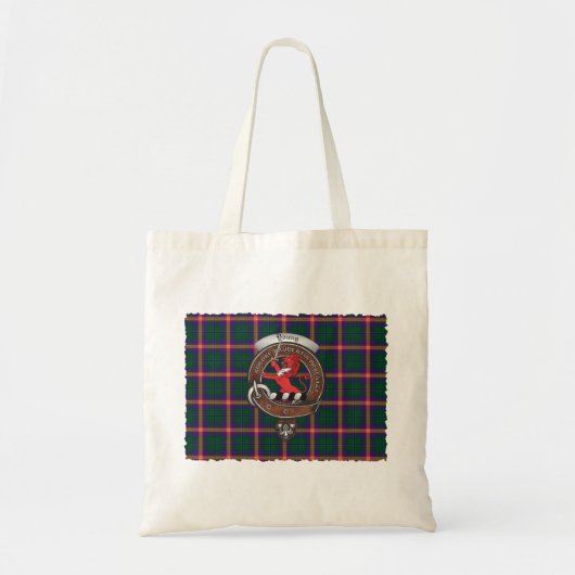Young Clan Badge Tartan Tas (Voorkant)