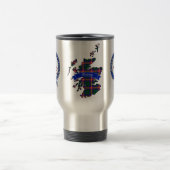 Young Clan Badge & Tartan Travel Mug Reisbeker (Center)