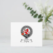 Young Clan Crest Briefkaart (Staand voorkant)