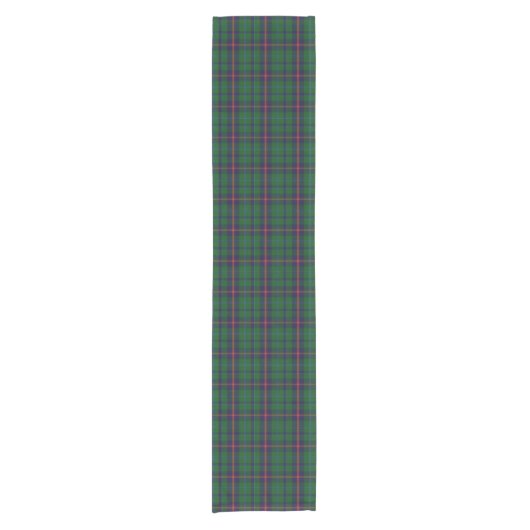 Young Clan Tartan Pset Table Runner Korte Tafelloper (Voorkant)