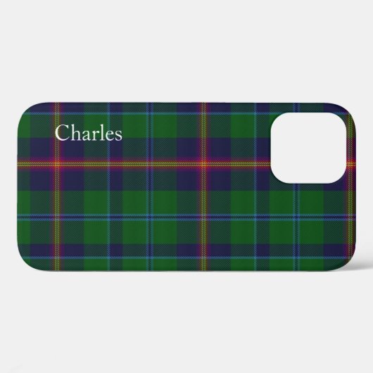 Young Classic Tartan Pset Case-Mate iPhone Case (Achterkant (horizontaal))