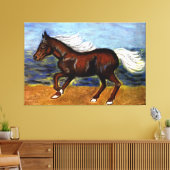 Young Colt Canvas Afdruk (Insitu (Woonkamer))