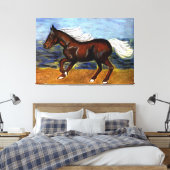 Young Colt Canvas Afdruk (Insitu (Slaapkamer))