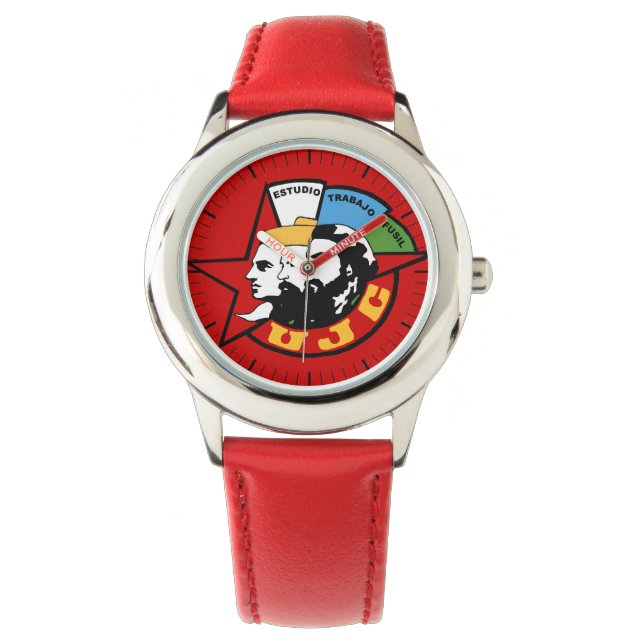 Young Communist League CUBA Watch Horloge (Voorkant)