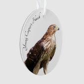 Young Cooper's Hawk Ornament (voorkant)