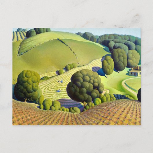 Young Corn, 1931 by Grant Wood Briefkaart (Voorkant)