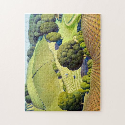 Young Corn, 1931 by Grant Wood Legpuzzel (Verticaal)