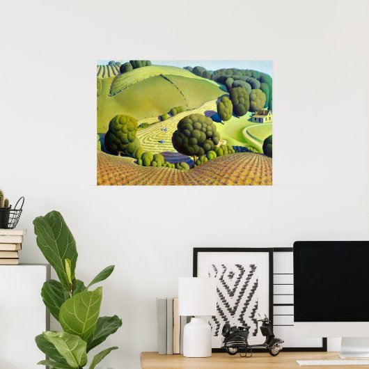 Young Corn, 1931 by Grant Wood Poster (Thuiskantoor)