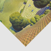 Young Corn, 1931 by Grant Wood Tissuepapier (Detail)