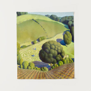 Young Corn, 1931 by Grant Wood Wandkleed