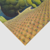 Young Corn van Grant Wood Tissuepapier (Detail)
