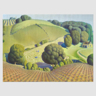 Young Corn van Grant Wood Tissuepapier