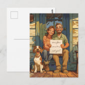 Young Cou Briefkaart (Voorkant / Achterkant)