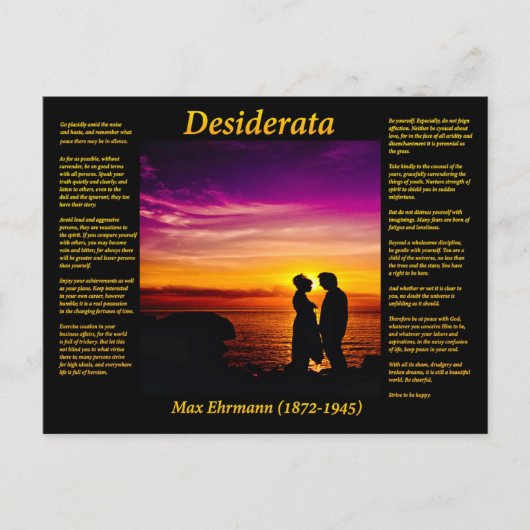 Young Couple Briefkaart (Voorkant)