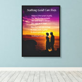 Young Couple Canvas Afdruk (Insitu (Houten vloer))