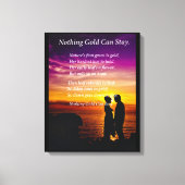 Young Couple Canvas Afdruk (Voorkant)