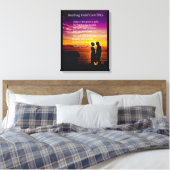 Young Couple Canvas Afdruk (Insitu (Slaapkamer))