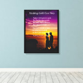 Young Couple Canvas Afdruk (Insitu (Houten vloer))