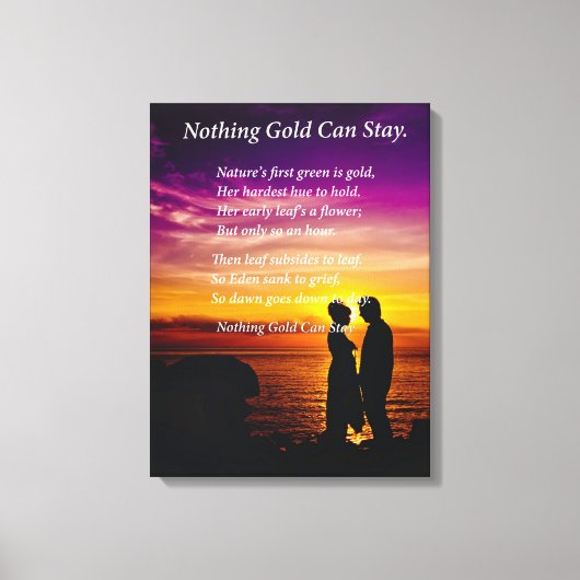 Young Couple Canvas Afdruk (Voorkant)