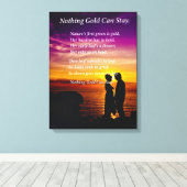 Young Couple Canvas Afdruk (Insitu (Houten vloer))