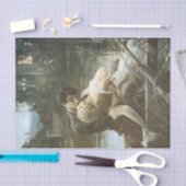 Young Couple in Love (Kust in a Boat) (Romance) Tissuepapier (Craft)