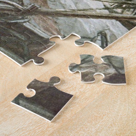 Young Couple in Love (Loving Embrace with Kissses) Legpuzzel (Zijkant)