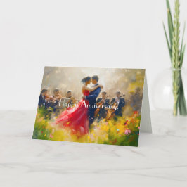 YOUNG COUPLE JUBILEUM KAART
