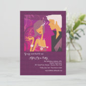 Young Couple na uitnodiging van Prom (Staand voorkant)