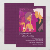 Young Couple na uitnodiging van Prom (Voorkant / Achterkant)